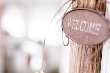 Welcome Schild vom Kosmetikstudio Löffler in Hochwaldhausen